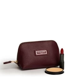 Otis Batterbee The Beauty Makeup Bag S Burgundy -Eastpak Winkel 02shmbl small beauty bag burgundy 02