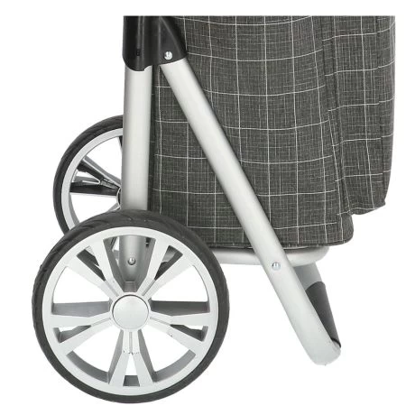 Beagles Alberic Boodschappen Trolley Grijs Ruit 7 Beagles Alberic Boodschappen Trolley Grijs Ruit - Afbeelding 5