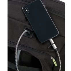 Samsonite Securipak Travel Laptop Backpack 15.6" Black Steel -Eastpak Winkel 140562 t061 securipak travel backpack 15.6 exp tech connection