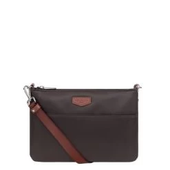 Hexagona Pop Clutch Marron Force