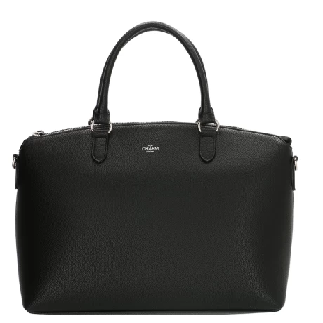 Charm London Stratford Handbag Shopper Black 4 Charm London Stratford Handbag Shopper Black - Afbeelding 2