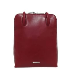 Claudio Ferrici Classico Backpack/ Shoulderbag Red