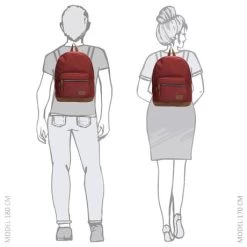 Enrico Benetti Santiago Rugtas 15" Bordeaux -Eastpak Winkel 200105461 46160 bordeaux 32x16x43 5