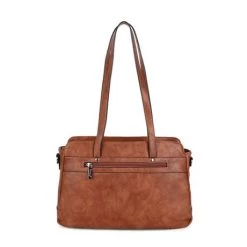 Wimona Angelina Schoudertas Cognac -Eastpak Winkel 2026 kleur cognac achterkant