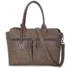 Wimona Catarina Schoudertas Taupe -Eastpak Winkel 2030 kleur taupe voorkant