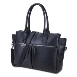 Wimona Catarina One Schoudertas Zwart -Eastpak Winkel 2031 kleur zwart zijkant