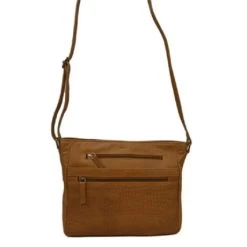 DSTRCT Flora Fountain Crossbody Schoudertas Croco Taupe