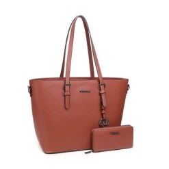 Wimona Kyara-One Schoudertas Cognac 9 Wimona Kyara-One Schoudertas Cognac -Eastpak Winkel 3011 kleur cognac met portemonnee