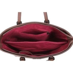 Wimona Kyara-One Schoudertas Taupe -Eastpak Winkel 3011 kleur taupe binnenkant 1