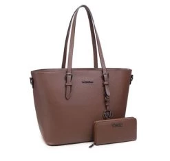 Wimona Kyara-One Schoudertas Taupe -Eastpak Winkel 3011 kleur taupe met portemonnee