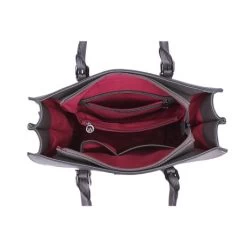 Wimona Natalia Schoudertas Grijs -Eastpak Winkel 3015 kleur grijs binnenkant