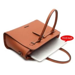 Wimona Sienna Schoudertas Laptop 15.6" Cognac -Eastpak Winkel 3080 kleur cognac