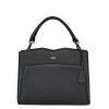 Socha Diamond Leather Shoulder Businessbag 12-14" Black