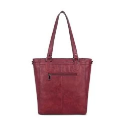 Wimona Fatma Shopper Laptop 13.3" Red -Eastpak Winkel 4090 kleur rood achterkant