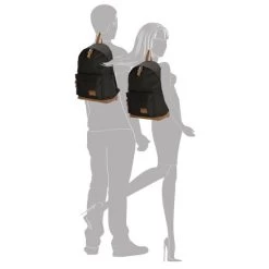 Enrico Benetti Santiago Rugtas 14" Zwart -Eastpak Winkel 46158 001 silhouette