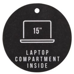 Enrico Benetti Rotterdam Laptop Rugtas 17" Zwart -Eastpak Winkel 66599001 10