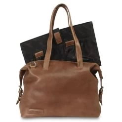 Plevier Skye Leren Dames Laptoptas 14" Taupe -Eastpak Winkel 702 6 skye leren dames schoudertas 14 inch taupe 3 1