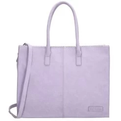 Zebra Natural Bag Lisa XL Shopper Lila Paars