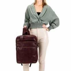 Burkely Antique Avery Backpack Zip 15.6" Brown -Eastpak Winkel 8005364.56.20 6