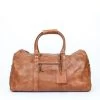 Bear Design Ruben Leren Weekendtas Cognac -Eastpak Winkel bear cognac