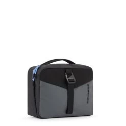 Piquadro Spike Organized Haning Toiletry Bag Black -Eastpak Winkel by5651s120 n dett1