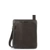 Piquadro Black Square Crossbody Bag IPad Air/Pro Dark Brown -Eastpak Winkel ca1816b3 tm 1