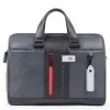 Piquadro Urban Laptop Briefcase 15.6'' Black/Grey -Eastpak Winkel ca3339ub00 grn 1