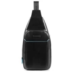 Piquadro Blue Square Mono Sling IPad Pro 9.7"/ IPad 11" Black