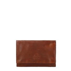 Bear Design Cow Lavato Diana Portemonnee Cognac