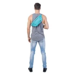 CabinZero Classic 2L Hip Bag Boracay Blue -Eastpak Winkel cz201804 hip bag boracay blue male model 2