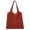 Cowboysbag Suede Handbag Alpha Brandy