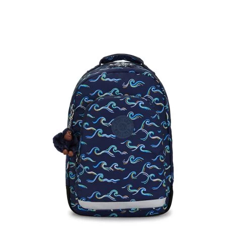 Kipling Class Room Rugzak Fun Ocean Print 3 Kipling Class Room Rugzak Fun Ocean Print