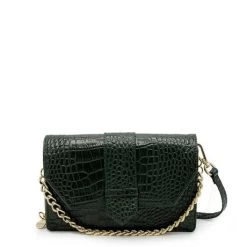 MOSZ Krisbag Telefoontasje Croco Dark Green