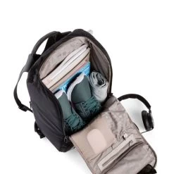 Salzen Alpha Backpack Leather Charcoal Black -Eastpak Winkel large jpg zen bac 005 801 salzen sleek line alpha backpack leather charcoal black 5