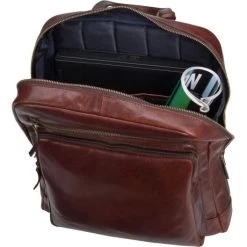 Leonhard Heyden Cambridge Rugzak Red Brown -Eastpak Winkel leonhard heyden cambridge 5269 rucksack 3 2