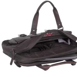 Chesterfield Dylan Laptop Schoudertas 17" Brown -Eastpak Winkel leren laptoptas bruin dylan 2