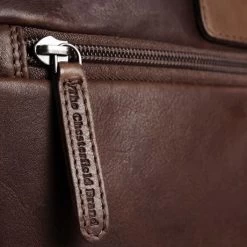 Chesterfield Seth Business Schoudertas 15" Brown -Eastpak Winkel leren laptoptas bruin seth 2