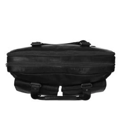 Chesterfield George Laptoptas 15" Black -Eastpak Winkel leren laptoptas zwart george 5