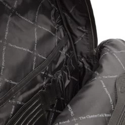 Chesterfield Calgary Rugzak 15" Black -Eastpak Winkel leren rugzak zwart calgary 1