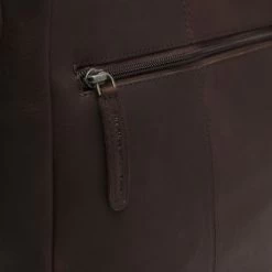 Chesterfield Nevada Schoudertas Brown -Eastpak Winkel leren shopper bruin nevada 2