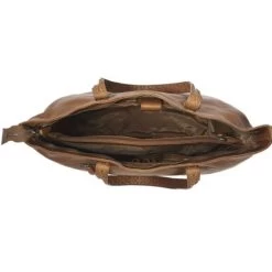 Chesterfield Kansas Schoudertas 14" Cognac -Eastpak Winkel leren shopper cognac kansas 1