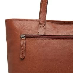 Chesterfield Pisa Shopper Cognac -Eastpak Winkel leren shopper cognac pisa 3