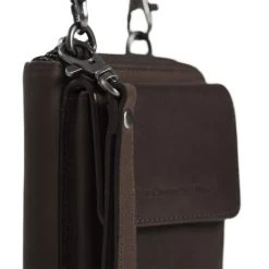 Chesterfield Malaga Schoudertas Mobiel Brown -Eastpak Winkel leren telefoontasje bruin malaga 3