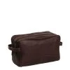 Chesterfield Stefan Toilettas Brown -Eastpak Winkel leren toilettas bruin stefan