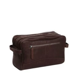Chesterfield Stefan Toilettas Brown -Eastpak Winkel leren toilettas bruin stefan 1