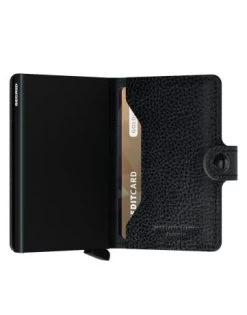 Secrid Mini Wallet Portemonnee Veg Black / Black -Eastpak Winkel miniwallet vegetable tanned black black 3