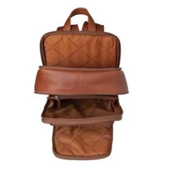 Chesterfield Detroit Leren Rugzak Cognac -Eastpak Winkel open detroit