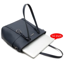 Pulcher New York Schoudertas 14" Donkerblauw -Eastpak Winkel p 330 kleur donkerblauw laptopvak