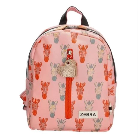 Zebra Girls Rugzak S Zebra Peach Gold 3 Zebra Girls Rugzak S Zebra Peach Gold