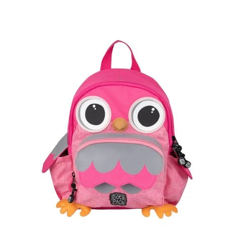 Pick & Pack Rugzak S Owl Shape Pink Melange 3 Pick & Pack Rugzak S Owl Shape Pink Melange